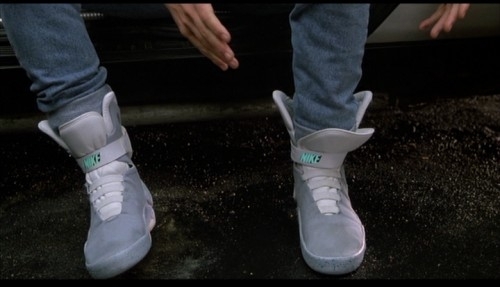 The iconic self tying shoes  from Back to the Future Part 2